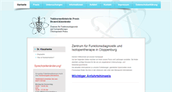 Desktop Screenshot of nuklearmedizin-clp.de